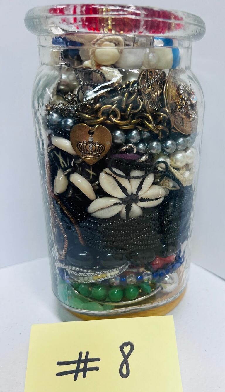 Mystery Jewelry Jar - Costume Vintage to Modern Lot 8